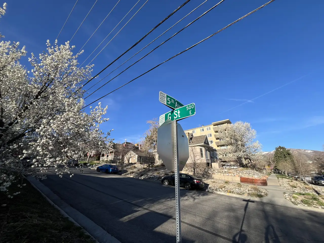 Homes near Fifth Avenue and G Street in Salt Lake City’s Avenues neighborhood